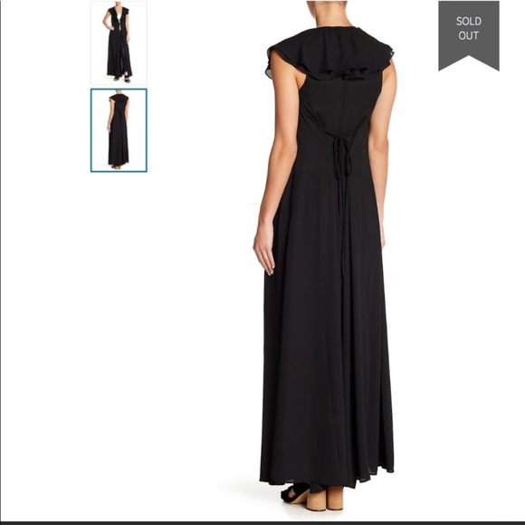 Show Me Your Mumu Rapunzel Cape Duster in Black - Picture 3 of 10